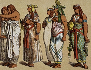 Ancient Egyptian Queens Prints: First wives of the pharaoh, Egypt. Creator: Unknown