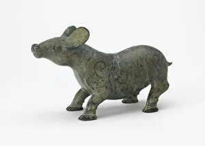 Late Eastern Zhou Quadruped Print, 5th century BCE