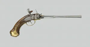 Flintlock Magazine Pistol Print, Germany, 1690