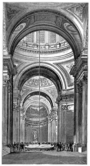 Foucaults pendulum in the Pantheon, Paris, (1851), 1900 Foucaults pendulum in the Pantheon, Paris, (1851), 1900