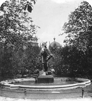 Fountain, Munich, Germany, c1900.Artist: Wurthle & Sons Fountain, Munich, Germany, c1900.Artist: Wurthle & Sons