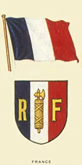 French National Flag Prints: France, c1935. Creator: Unknown
