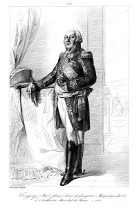 Francois-Henri de Franquetot de Coigny (1737-1821), Marshal of France, 1839.Artist: Darodes Francois-Henri de Franquetot de Coigny (1737-1821), Marshal of France, 1839.Artist: Darodes
