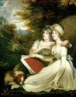 Portfolio Collection: The Frankland Sisters, 1795. Creator: John Hoppner