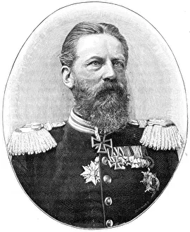 Frederick III, King of Prussia and Emperor of Germany while still Crown Prince, (1900).Artist: Reichard & Lindner Frederick III, King of Prussia and Emperor of Germany while still Crown Prince, (1900).Artist: Reichard & Lindner