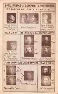 Nineteenth Century Health Issues Prints: Frontispiece of Inquiries into Human Faculty and its Development, 1883