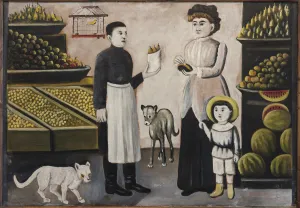 Framed Print : Fruit Stall Print Framed Print : Fruit Stall Print