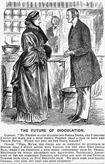 Satirical Medical Art Prints: The Future of Inoculation, 1881
