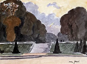 The Garden in Luxembourg, c1900-1944 Artist: Max Jacob The Garden in Luxembourg, c1900-1944 Artist: Max Jacob