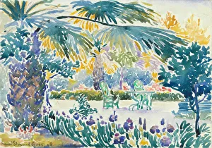 Henri-Edmond Cross Garden of the Painter at Saint Clair, 1908 Print