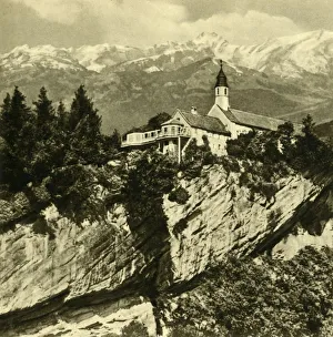 Christian Pilgrimage Sites Prints: Gebhardsberg, Bregenz, Austria, c1935. Creator: Unknown