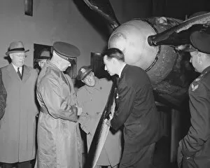 Airscrew Collection: General Hap Arnold visits AERL, Cleveland, Ohio, November 9, 1944. V Creator: NASA
