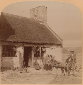 Irish Countryside Scenes Prints: A General Merchandise Store, Killorgin, Ireland, 1901. Creator: Underwood & Underwood