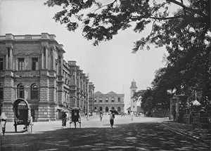 General Post Office with Entrance to Queens House and Clock Tower in Distance, c1890 General Post Office with Entrance to Queens House and Clock Tower in Distance, c1890