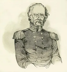 General David E. Twiggs Print, 1849