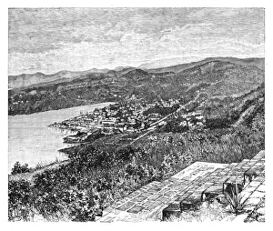 General view of Castries, St Lucia Island, c1890 General view of Castries, St Lucia Island, c1890