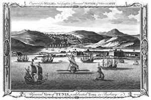 A General View of Tunis, a celebrated Town in Barbary., 1782. Artist: John Keyse Sherwin A General View of Tunis, a celebrated Town in Barbary., 1782. Artist: John Keyse Sherwin