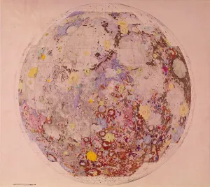 Geological Map of the Moon Print, 1967