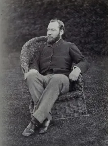George Dancer Thane Print, 1880 Portrait of a man in formal attire