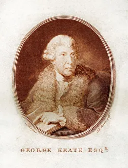 George Keate, author, painter and friend of Voltaire, 1781.Artist: John Keyse Sherwin George Keate, author, painter and friend of Voltaire, 1781.Artist: John Keyse Sherwin