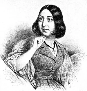 Amandine Aurore Lucie Collection: George Sand, 1923. Artist: Louis Leopold Boilly