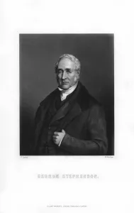 George Stephenson, English mechanical engineer, (1899).Artist: E Stodart George Stephenson, English mechanical engineer, (1899).Artist: E Stodart