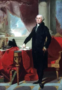 George Washington (1732-99), 1796. Artist: Gilbert Stuart George Washington (1732-99), 1796. Artist: Gilbert Stuart