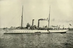 The German Gunboat Panther , (1919). Creator: Unknown The German Gunboat Panther , (1919). Creator: Unknown