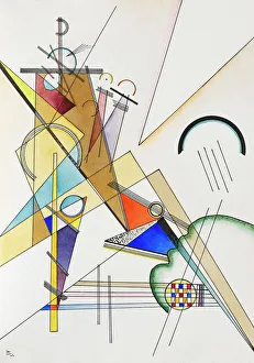 Prints of Gewebe, 1923. Private Collection Abstract Art Prints: Wassily Kandinsky Print: Gewebe, 1923