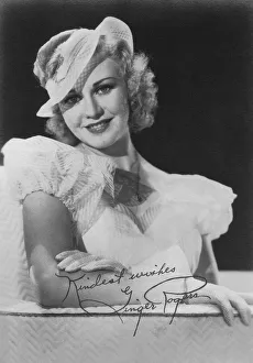 Ginger Rogers Prints: Vintage Print of Ginger Rogers, c1930s