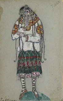 The Girl. Costume design for the ballet The Rite of Spring (Le Sacre du Printemps) by I. Stravinsky, 1912 The Girl. Costume design for the ballet The Rite of Spring (Le Sacre du Printemps) by I. Stravinsky, 1912