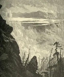 Glimpse of Lake Champlain, from Summit Print, 1874