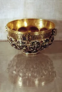 The gold cup of Tsar Alexis Mikhailovich, 17th century The gold cup of Tsar Alexis Mikhailovich, 17th century