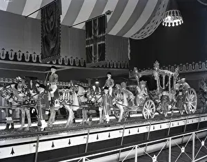 Prints of The Gold State Coach on display, London, c1953 Westminster Prints: The Gold State Coach Print, London, 1953