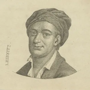Gottfried Wilhelm Leibniz, c. 1790 Print