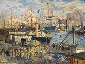 Grand Quai at Havre, 1872. Artist: Claude Monet Grand Quai at Havre, 1872. Artist: Claude Monet