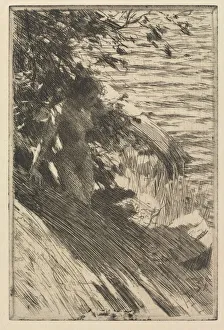 The Great Bather, 1895. Creator: Anders Zorn (Swedish, 1860-1920) The Great Bather, 1895. Creator: Anders Zorn (Swedish, 1860-1920)