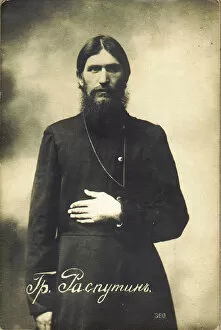 Alix Of Hesse Collection: Grigori Yefimovich Rasputin (1869-1916) Artist: Bulla, Karl Karlovich (1853-1929)