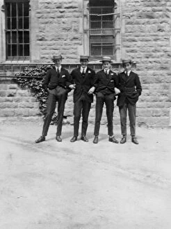 Images Dated 2nd August 2010: A group of schoolboys or students, c1900s-c1930s(?)