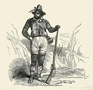 Guerrilla Warfare History Prints: A Guerrilla, 1849. Creator: Unknown