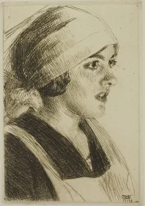Women's Fashion Clothing Prints: Gulli I, 1914. Creator: Anders Leonard Zorn