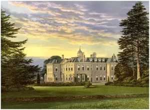 Hanbury Hall, Worcestershire, home of the Vernon family, c1880 Hanbury Hall, Worcestershire, home of the Vernon family, c1880