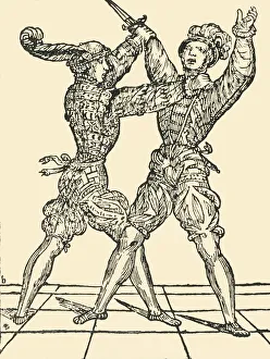 Print of The Hand Against the Dagger, 1903