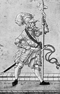 Hans Ganti of Bern, c16th century (1901).Artist: A Landsknecht Hans Ganti of Bern, c16th century (1901).Artist: A Landsknecht