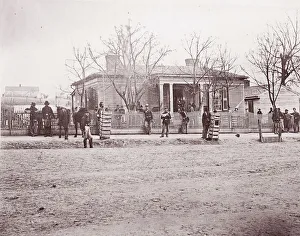 Black And White Civil War Images Prints: Headquarters of General Sherman or Thomas, Chattanooga, ca. 1864. Creator: George N