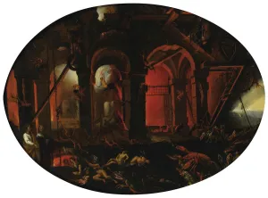 The Hell. Artist: Napoletano, Filippo (1598-1629) The Hell. Artist: Napoletano, Filippo (1598-1629)