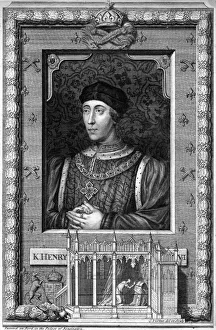 Henry VI of England, (18th century).Artist: George Vertue Henry VI of England, (18th century).Artist: George Vertue