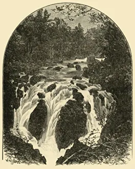 Scottish Geographical Features Prints: Hermitage Fall, 1898. Creator: Unknown