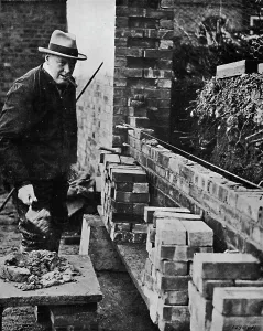 Sir Winston Churchill Portrait Prints: A hobby, c1930, (1945)