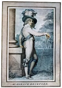 Horace Beckford, 18th century (1905).Artist: John Conde Horace Beckford, 18th century (1905).Artist: John Conde
